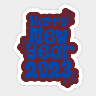 happy new year 2023 Sticker